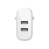 Belkin BOOST CHARGE - Fuente de alimentación - 24 vatios - QC 3.0 - 2 puertos de salida (USB) - blanco (WCB002VFWH)