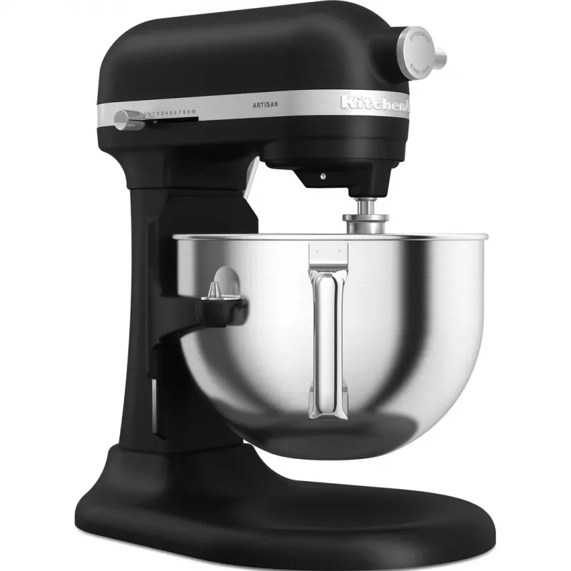 Batidora KitchenAid 5KSM60SPXEBM 375 W Negro, Gris, Acero inoxidable