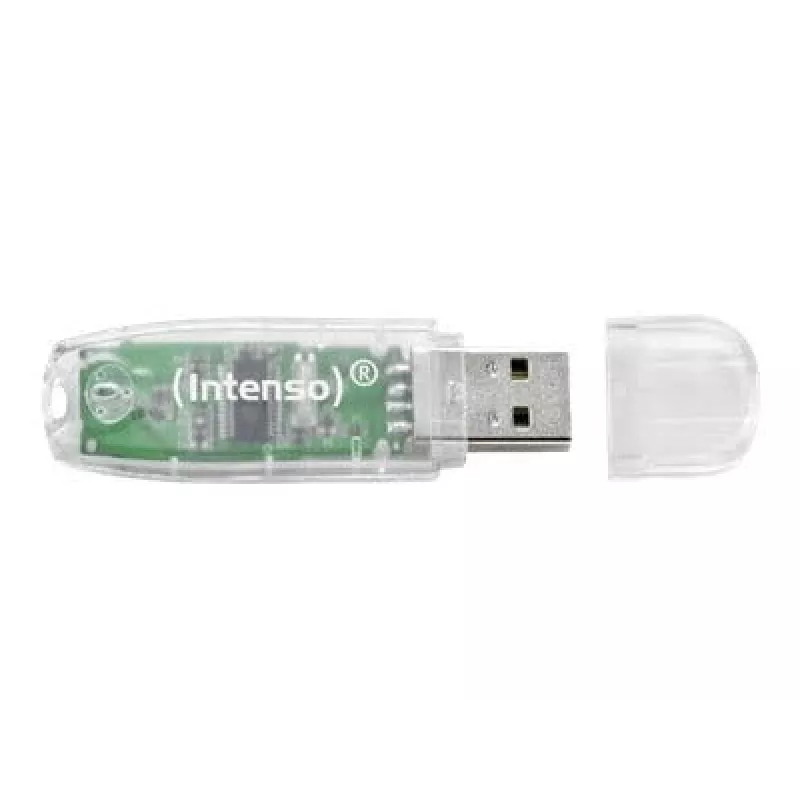 MEMORY DRIVE FLASH USB2 32GB/TRANSPARENTE 3502480 INTENSO