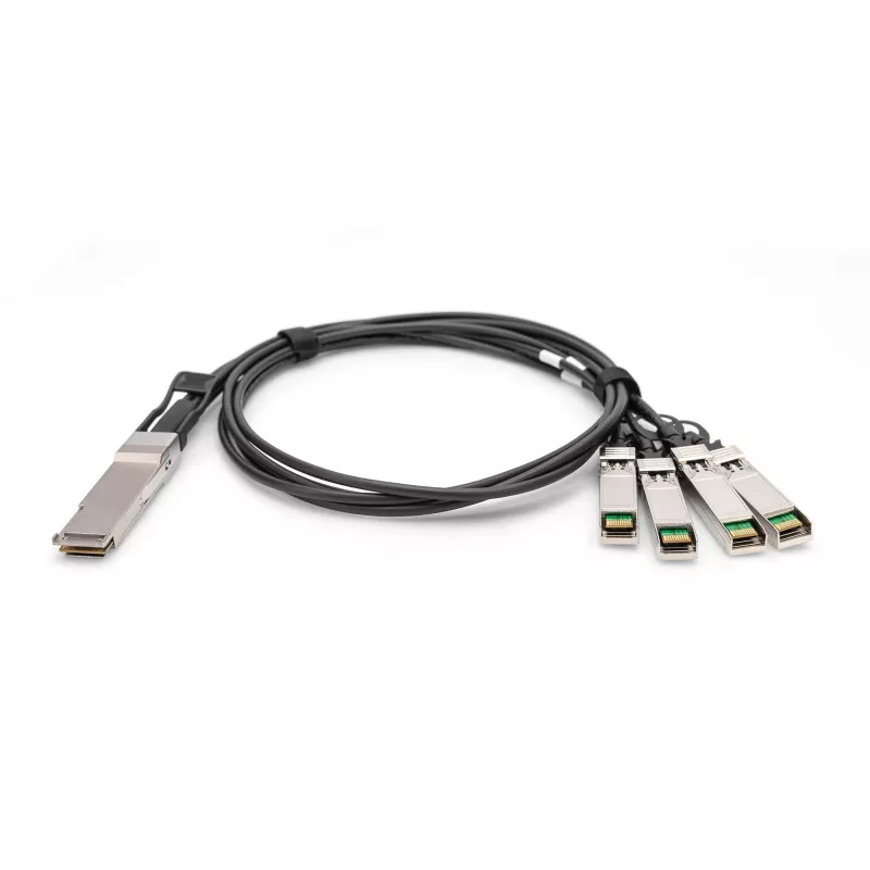 Cable Direct Attach Digitus 40G QSFP+ a 4x SFP+ 3m