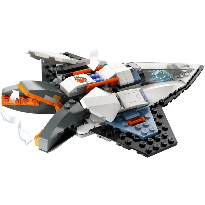 LEGO City 60430 Nave espacial interestelar, set de construcción, 240 piezas, 1 minifigura, a partir de 6 años
