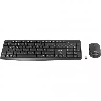 Ultron UMC300 conjunto de teclado y ratón – RF inalámbrico alemán negro (364180)