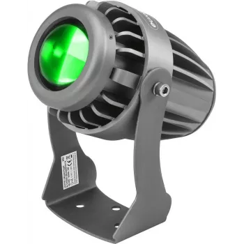 Pinspot LED EUROLITE PST-10W verde 10W – iluminación dirigida para escenario/club