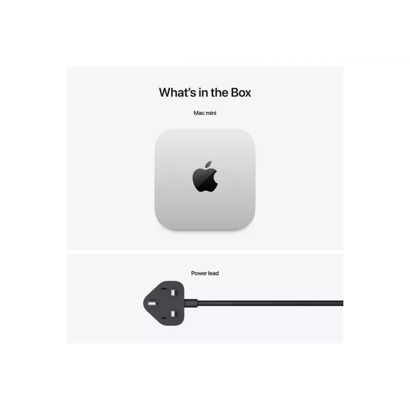 Apple Mac mini Apple M M4 16 GB 256 GB SSD macOS Sequoia Mini PC plateado