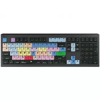 Logickeyboard Avid Media Composer Astra 2 teclado universal USB QWERTY alemán gris