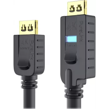 PureLink OneAV PI2010-125 - Cable HDMI con Ethernet - HDMI macho a HDMI macho - 12,5 m - triple aislamiento - negro - redondo, activo (PI2010-125