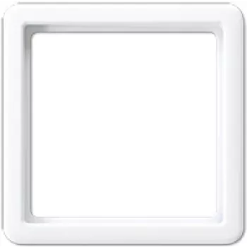 JUNG CD 561 Z5 WW. Color del producto: blanco, material: termoplástico. Dimensiones de ventana (anxal): 55 x 55 mm (CD561Z5WW)
