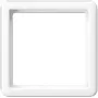 JUNG CD 561 Z5 WW. Color del producto: blanco, material: termoplástico. Dimensiones de ventana (anxal): 55 x 55 mm (CD561Z5WW)