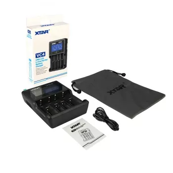 Cargador USB de pilas domésticas XTAR VC4