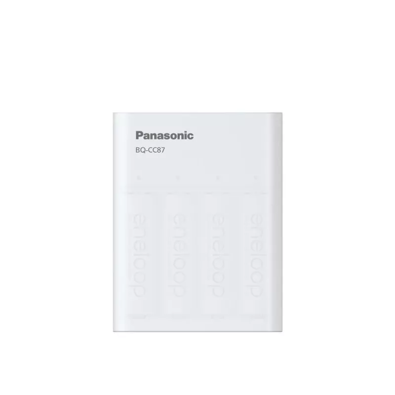 Cargador USB PANASONIC Eneloop Smartplus BQ-CC87 + 4x AA 2000 mAh (K-KJ87MCD40USB)