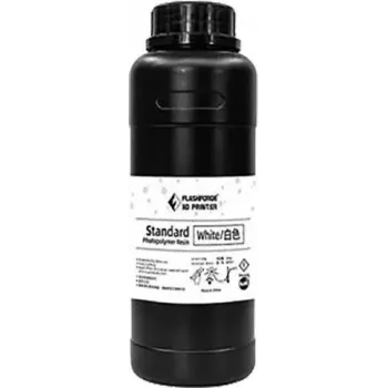 Resina para impresión 3D Flashforge 3D Resin UV/LCD Standard White 0,5 L 405 nm
