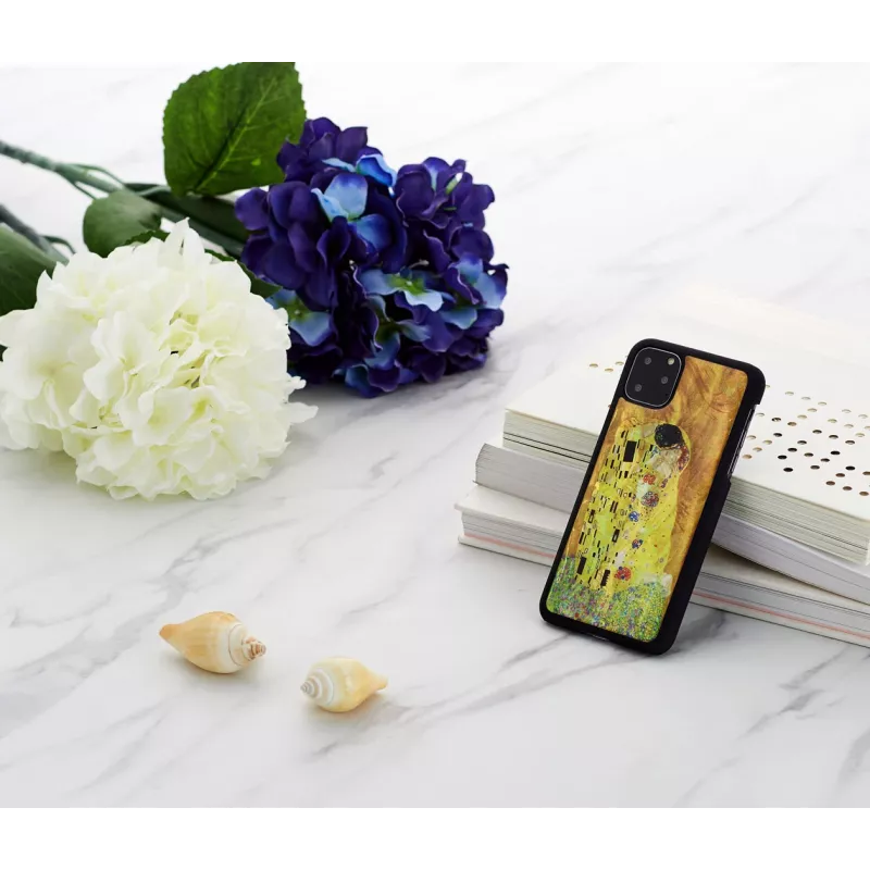 Funda para smartphone iKins para iPhone 11 Pro Max – diseño de beso negro, funda protectora