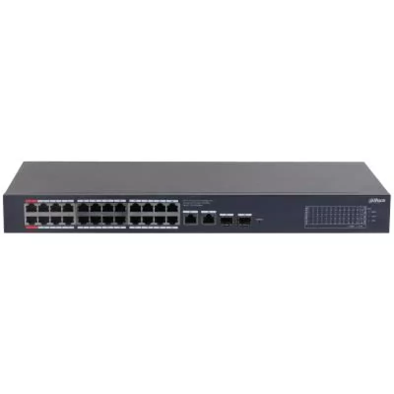 Switch de red Dahua Technology CS4228-24GT-240 gestionado L2 Gigabit Ethernet (10/100/1000) Power over Ethernet (PoE) negro