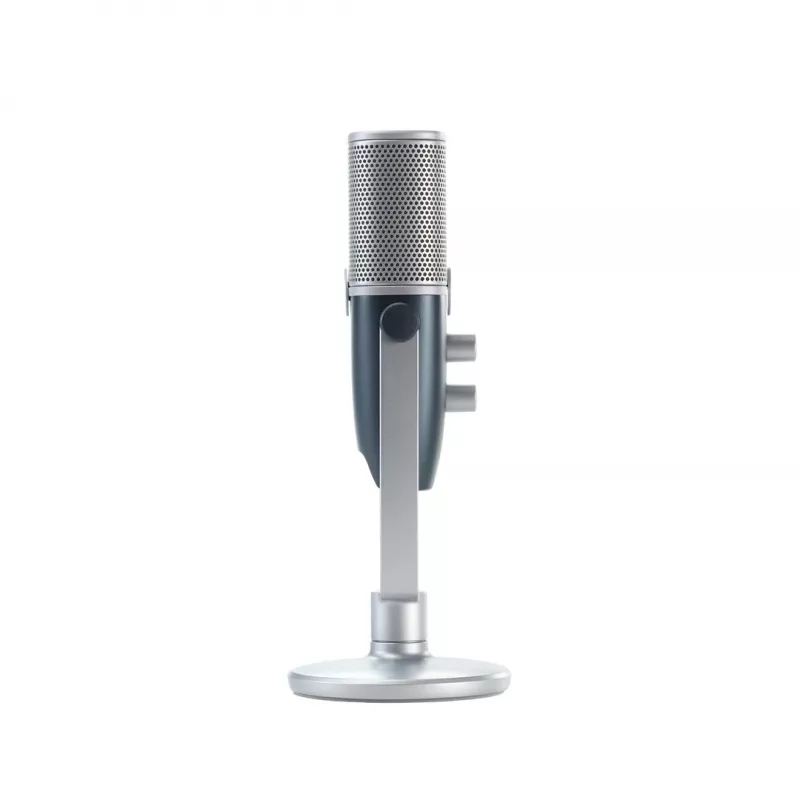 AKG Ara - micrófono de condensador USB profesional, azul/plata