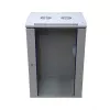 Armario de pared Extralink carcasa rackmount 18U 600x600 gris cerradura con llave