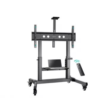 Soporte de TV ONKRON TS1991E-B soporte móvil de suelo para televisores de 55–100