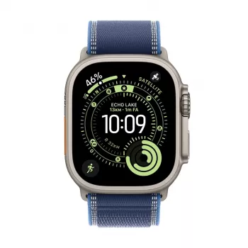 Apple Watch Ultra 3 GPS + Cellular 49mm caja de titanio natural con correa Trail Loop azul/azul brillante - S/M | Apple