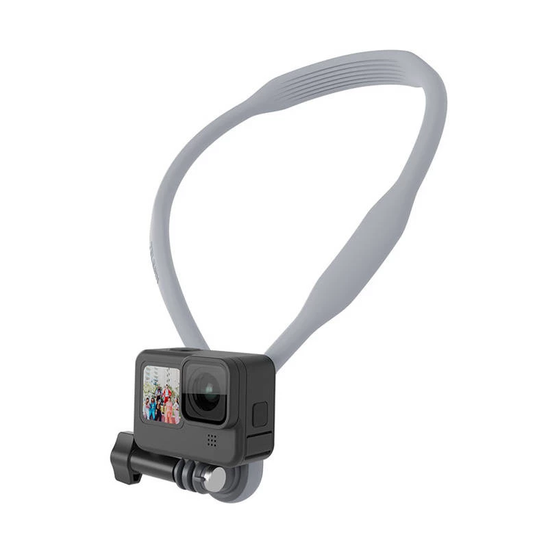 Correa para cuello con soporte para cámaras de acción Telesin TE-HNB-001 – longitud ajustable, soporte de cambio rápido