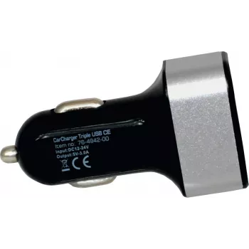 Cargador de coche TECHNISAT CARCHARGER TRIPLE USB C con tres conexiones USB-C/USB-A