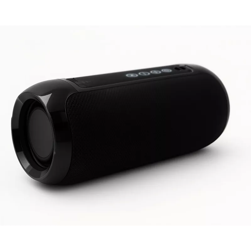 Altavoz estéreo Bluetooth portátil SQUEAK SQ1008 — 14W RMS, Bluetooth 5.3, 1200 mAh, IPX4, FM, LED, AUX, USB