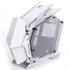 Torre mini Micro-ATX Jonsbo MOD3 Tempered Glass White, caja de PC con soporte Mini-ITX/Micro-ATX