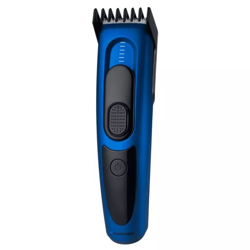 Recortadora de pelo BLAUPUNKT HCC401 — ajustable 3–24 mm, recargable, negro/azul
