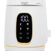 Hervidor de agua Adler AD 1305WG — 1,7 l, 2200 W, vidrio/plástico, blanco/dorado/transparente