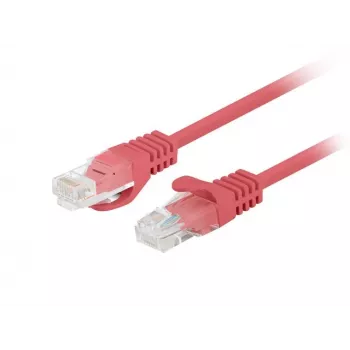 Lanberg PCF6-20CC-0025-R Cable de conexión Cat.6 F/UTP, paquete de 10, 0,25 m, Rojo
