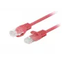 Lanberg PCF6-20CC-0025-R Cable de conexión Cat.6 F/UTP, paquete de 10, 0,25 m, Rojo