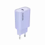 Cargador de pared CANYON OnCharge 30CL, 30W USB-C PD, 1 salida PD, enchufe EU, lila