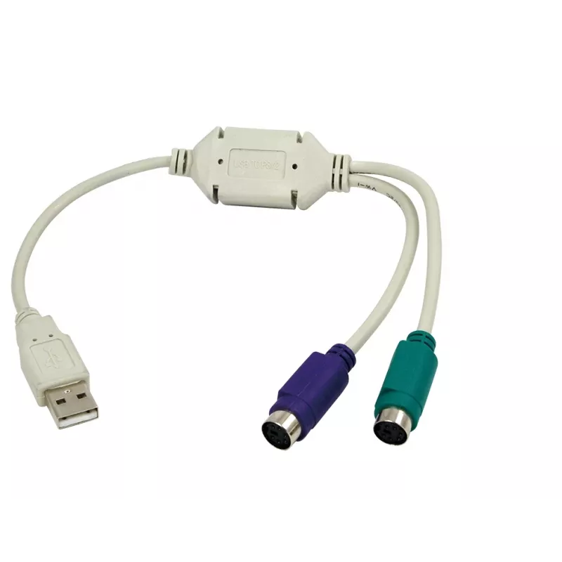 Adaptador LogiLink USB - 2x PS/2 AU0004A