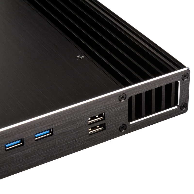 Carcasa de PC Akasa Plato X7D Small Form Factor negra
