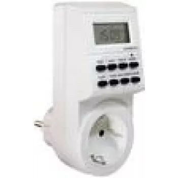 Temporizador semanal as-Schwabe 24032 digital blanco 230V 16A
