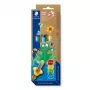 Set de pinceles Staedtler 98940-SBK3 — cerdas sintéticas redondas, 3 piezas