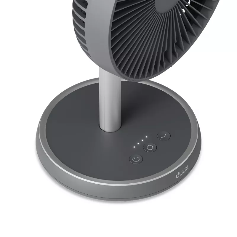 Ventilador de pie Duux Rize Flex gris diámetro 21 cm