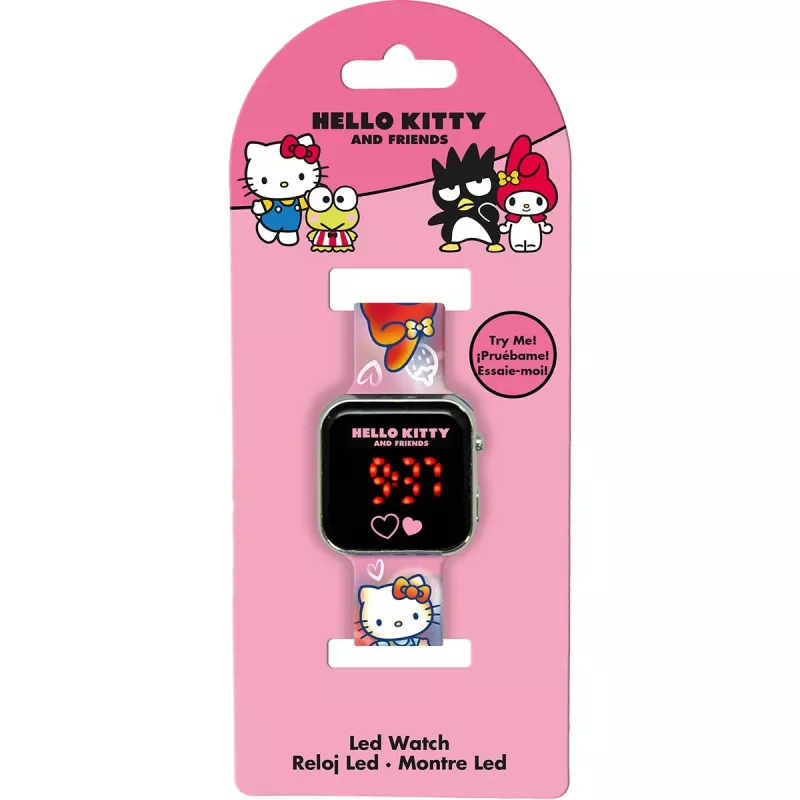 Reloj infantil Kids Euroswan Hello Kitty HK50151 con pantalla LED