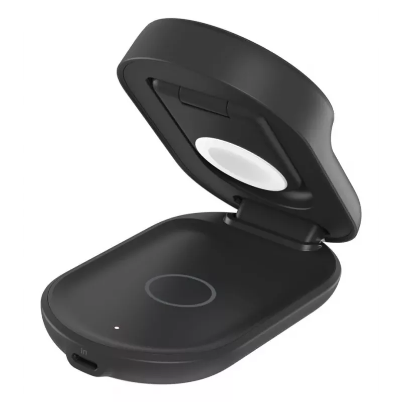 Cargador de interior Belkin UltraCharge 25W Qi2 3en1 Cargador magnético EU negro redondo