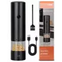 Molino de sal PROMIS MP34, mecanismo cerámico, molienda ajustable, 180 mm, negro, USB