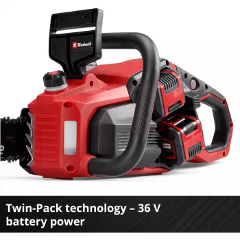 Motosierra a batería EINHELL GP-LC 36/40 Li BL-Solo 36V (2x18V) rojo/negro — sin batería ni cargador