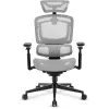 Silla de oficina Sharkoon OfficePal C50M — asiento acolchado, respaldo de malla, negra, respaldo 49 × 63 cm, anchura de asiento 50 cm
