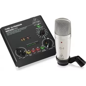 Micrófono Behringer Voice Studio - Kit de grabación y podcasting