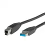 Cable USB ROLINE – USB Type-A (macho) a USB Type-B (macho)
