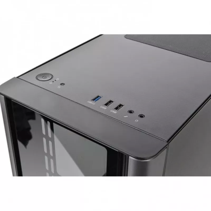 Caja de PC Thermaltake V150 TG microtorre negra