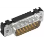 Conector macho D-SUB Harting 09 65 161 7712 180° nº de polos: 9 conexión por soldadura 1 ud. (09 65 161 7712)