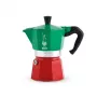 Cafetera moka Bialetti La Mokina 0005650 — cafetera de aluminio para fogones en Verde/Rojo/Plata
