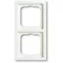 Placa embellecedora para interruptor de pared Busch-Jaeger 1722-884K blanco termoplástico 80×151 mm sin tornillos