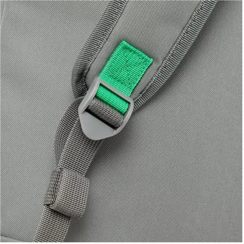 Mochila urbana Rivacase Gremio gris poliéster rPET 280x135x430mm
