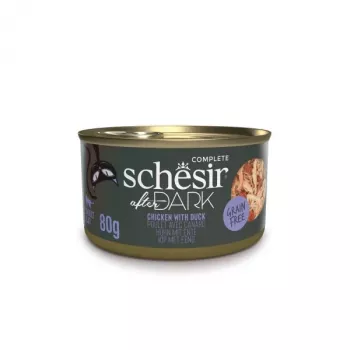 Comida húmeda para gatos Agras Pet Foods Schesir after Dark Complete caldo 80 g — pollo, sin cereales, sin gluten ni soja