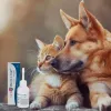 Solución ótica JM Sante Vet Protector Uszy Plus 50 ml — cuidado de oídos para perros y gatos adultos, frasco de plástico