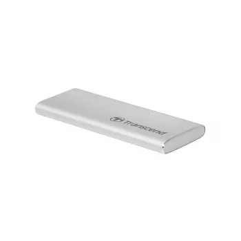 SSD portátil Transcend ESD260C 500GB USB Type-C 3.2 Gen 2, Plata